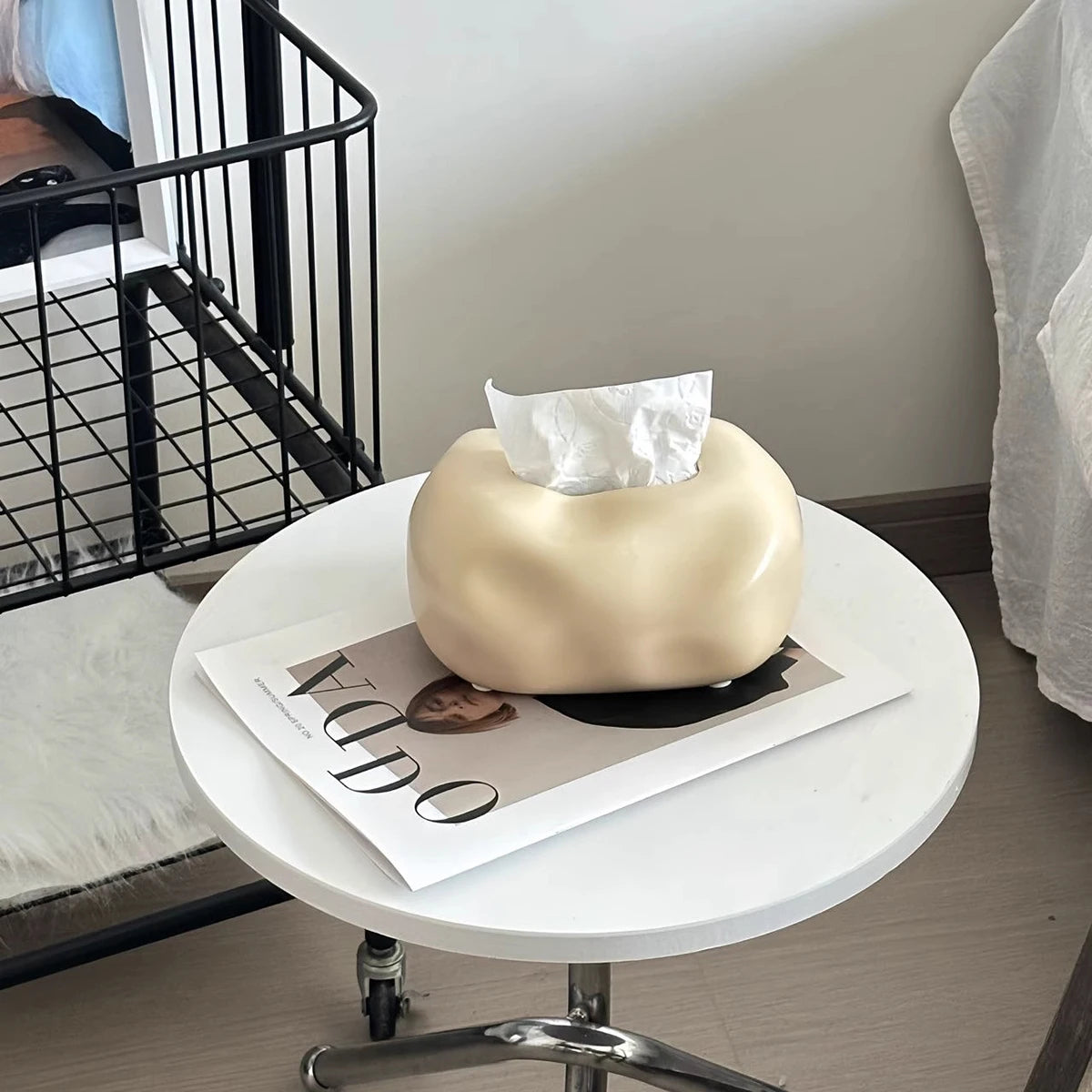 Ceramic Tissue Box Holder – Modern Aesthetic Decor
