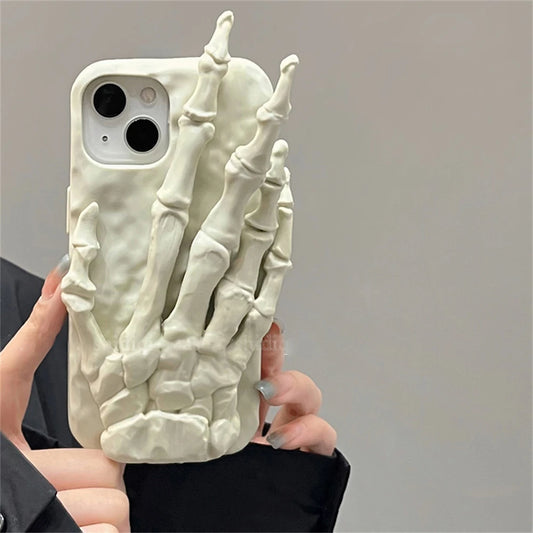 3D Skeleton Hand iPhone Case