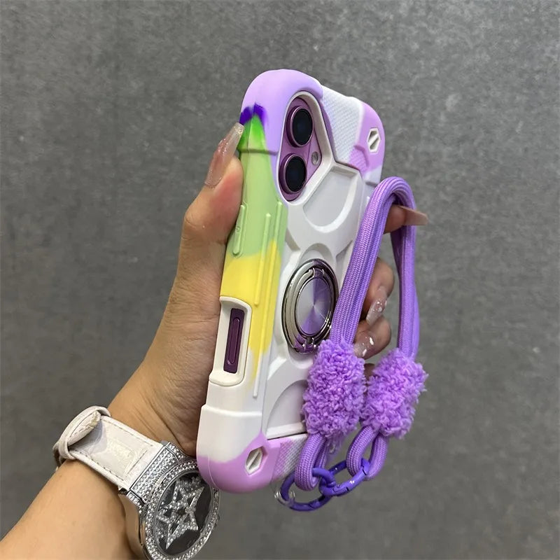 Luxury Armor Ring Holder iPhone Case