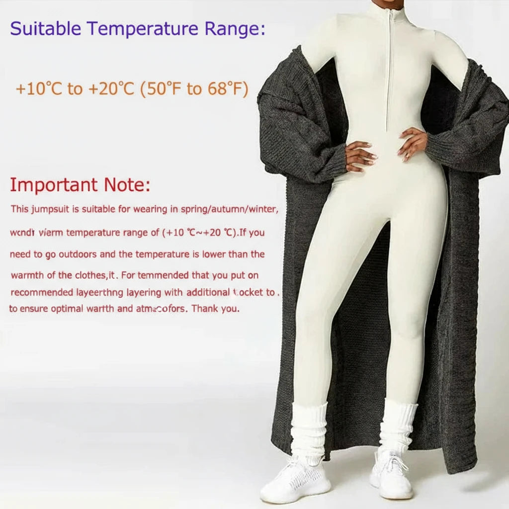 Women’s Warm Plush Jumpsuit