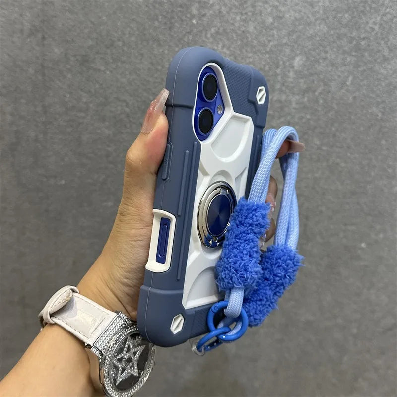 Luxury Armor Ring Holder iPhone Case
