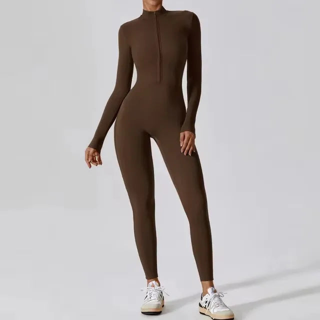 Women’s Skin-Tight Yoga Jumpsuit