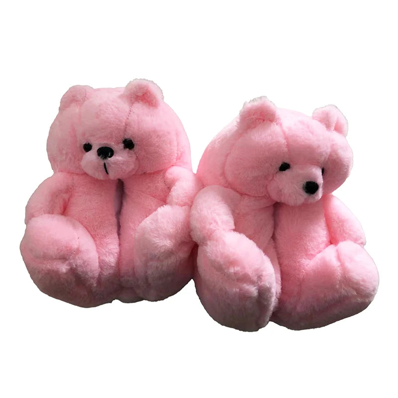 Highland Cow Plush Slippers