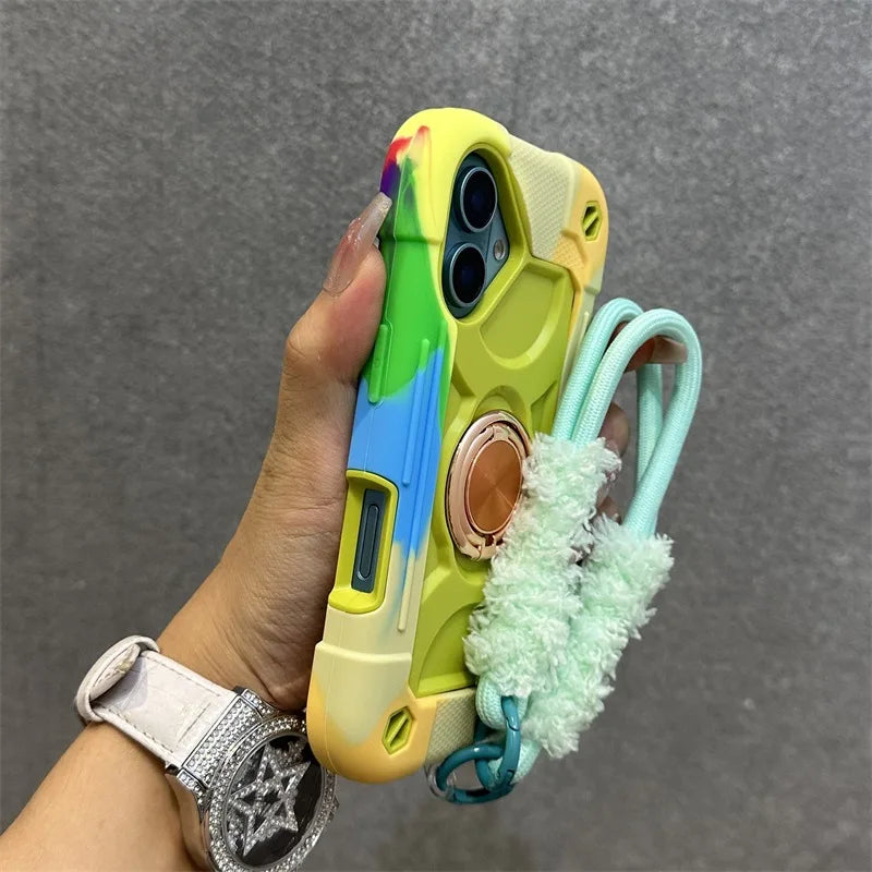 Luxury Armor Ring Holder iPhone Case