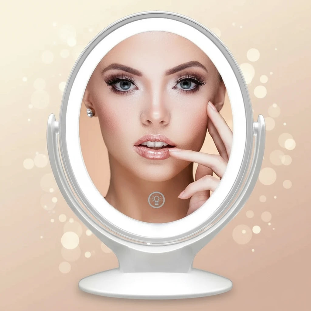 LED Double-Sided Makeup Mirror
