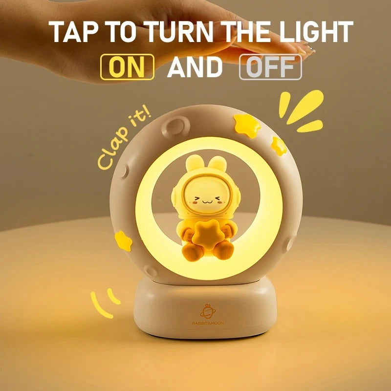 LED Moon Rabbit Night Light