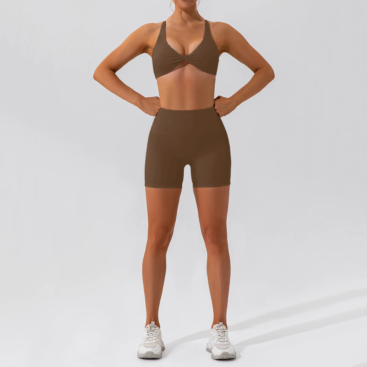2PCS Women’s Yoga Set – Quick-Dry Long Sleeve Sportswear