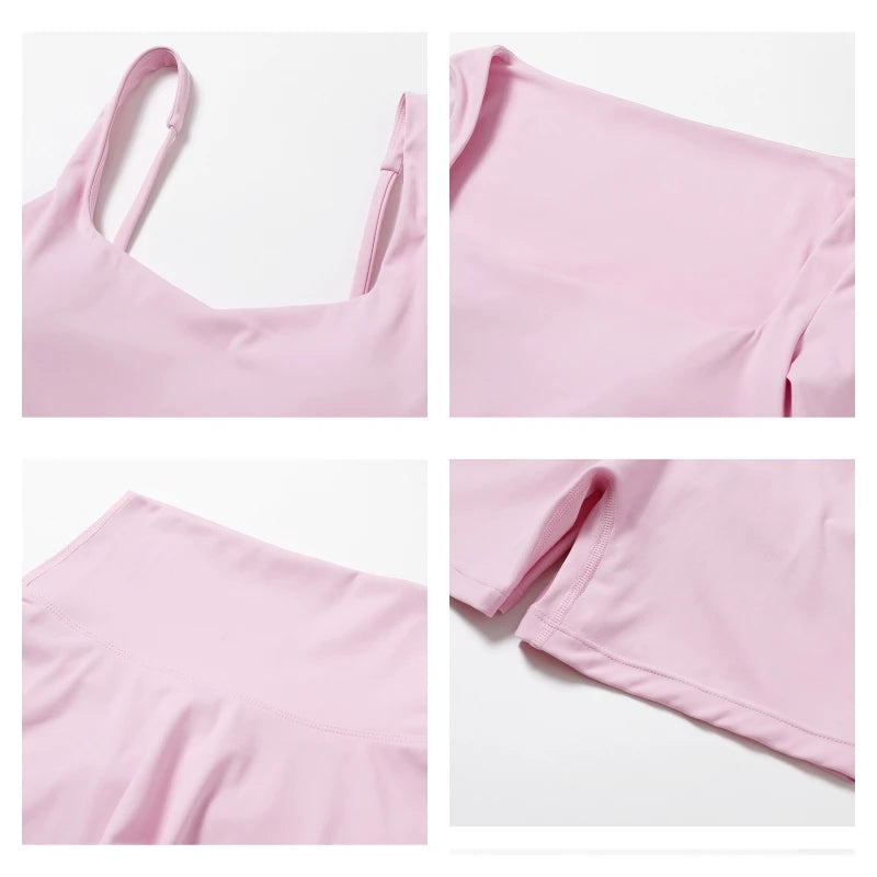 2PCS Women’s Yoga Set – Quick-Dry Long Sleeve Sportswear