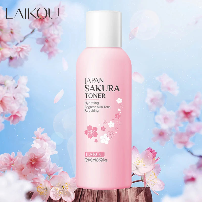 LAIKOU 8-Piece Sakura Skincare Set