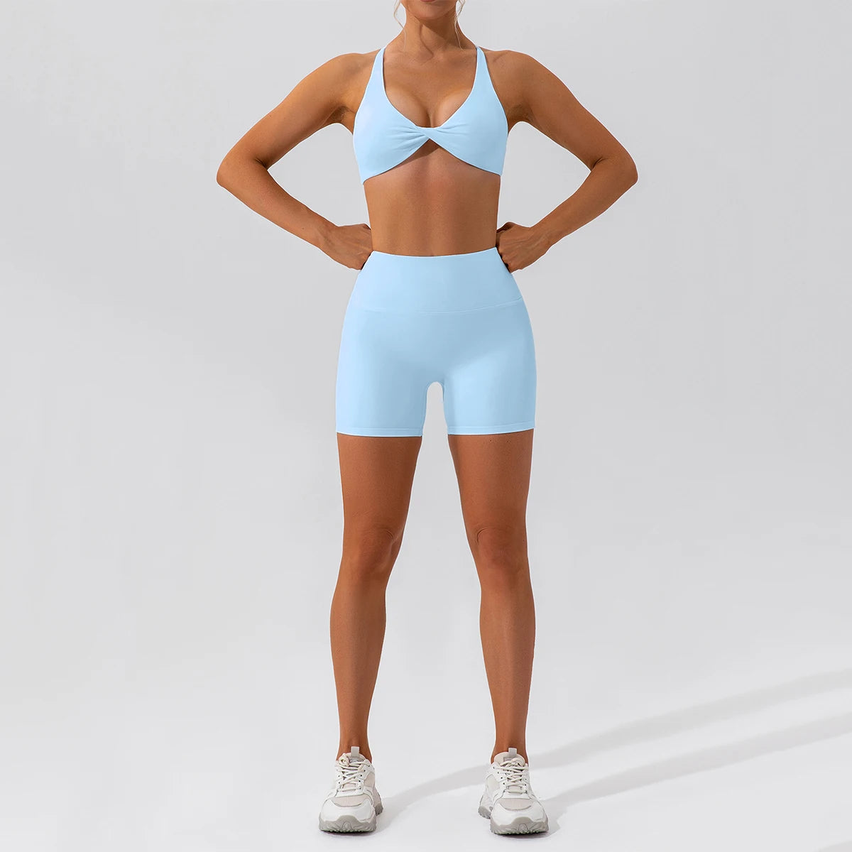 2PCS Women’s Yoga Set – Quick-Dry Long Sleeve Sportswear