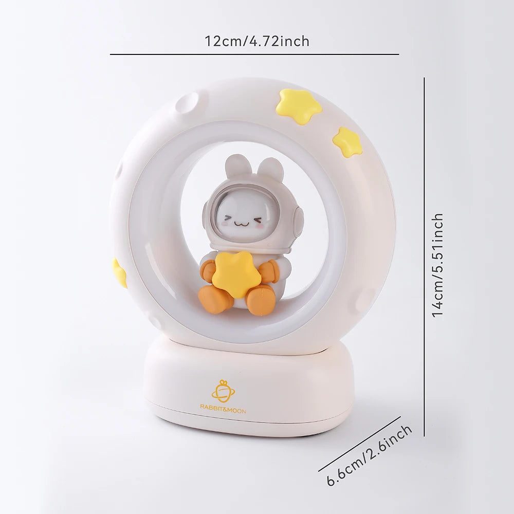 LED Moon Rabbit Night Light