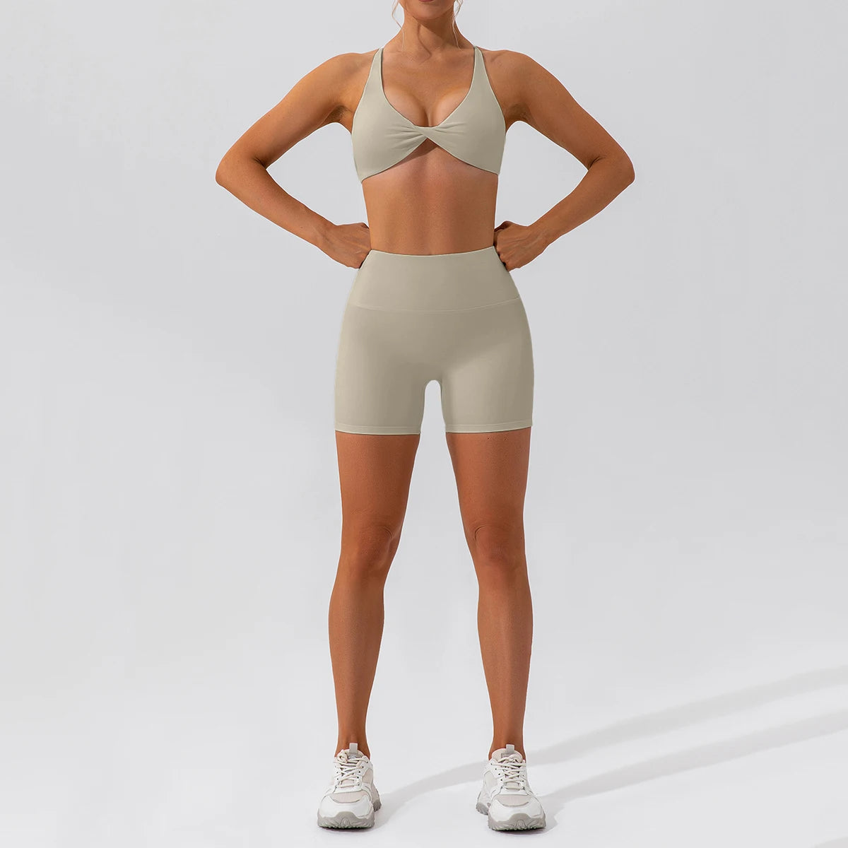 2PCS Women’s Yoga Set – Quick-Dry Long Sleeve Sportswear