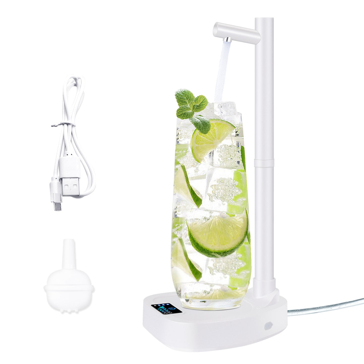 Automatic Rechargeable Water Dispenser with Stand – Desktop Bottle Pump