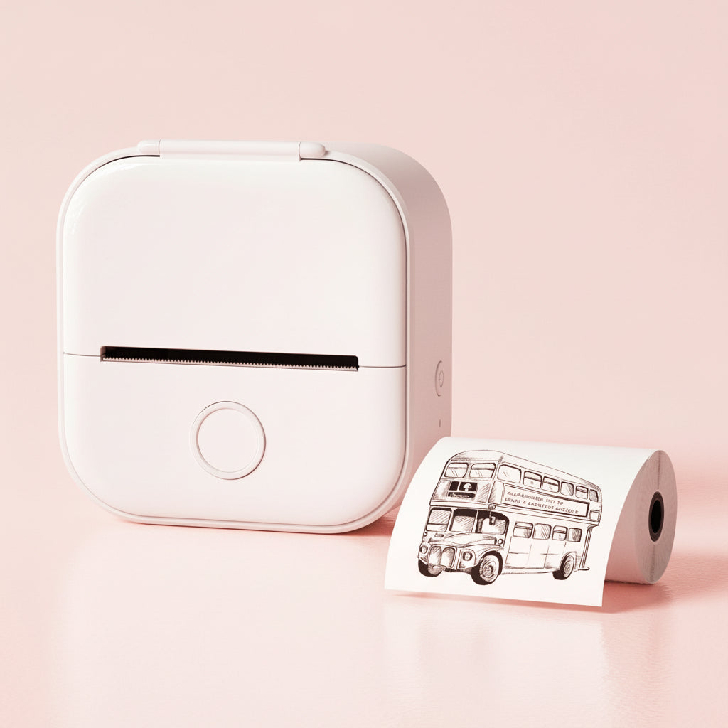 Mini Pocket Bluetooth Label Printer