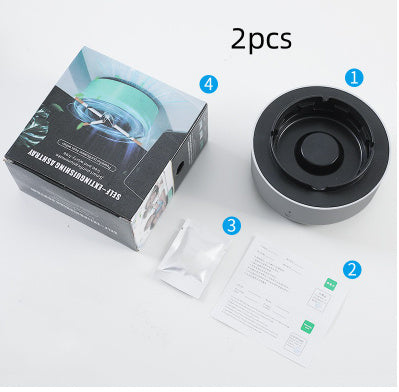 Smoke Removal Air Purification Ashtray – Automatic Anion Purifier