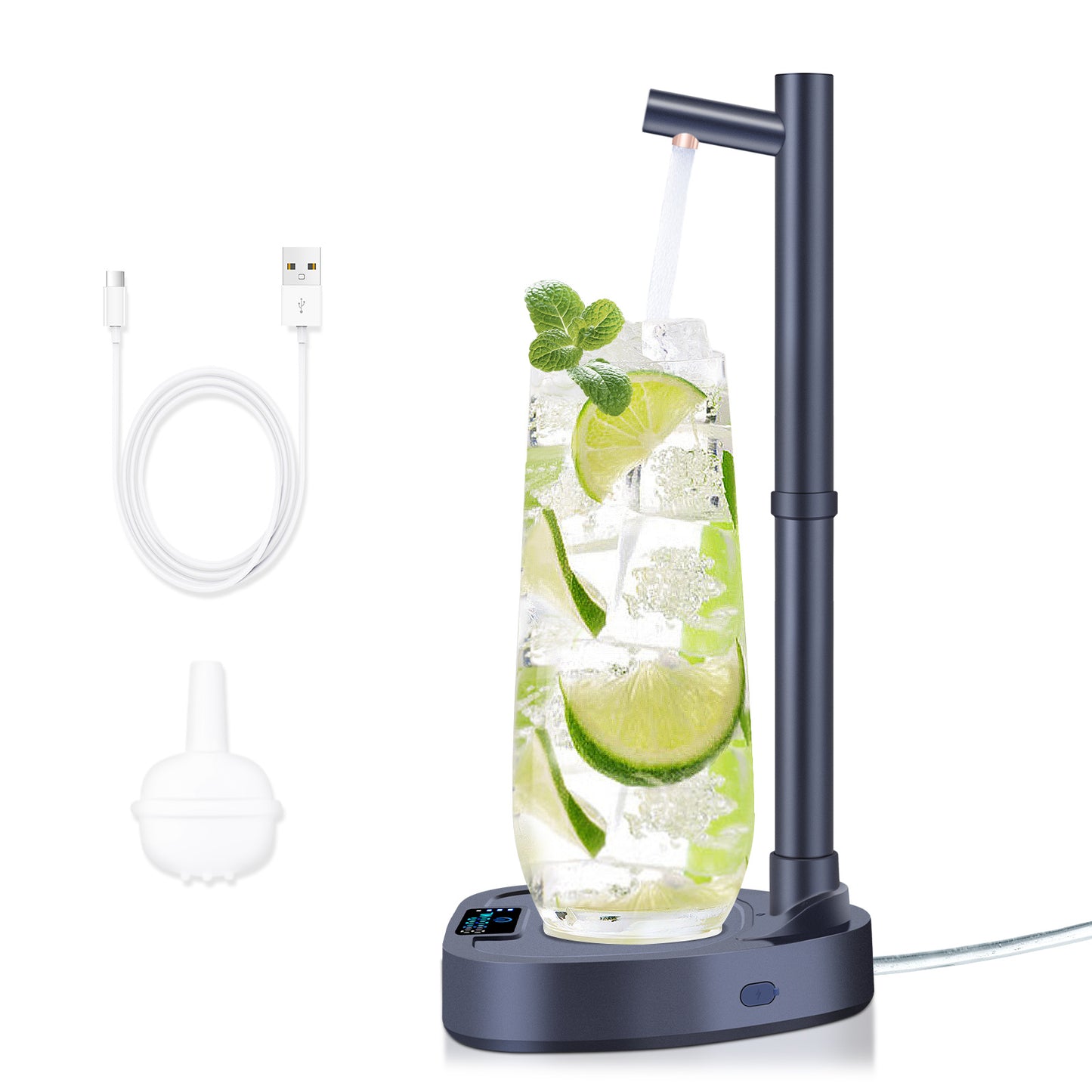 Automatic Rechargeable Water Dispenser with Stand – Desktop Bottle Pump
