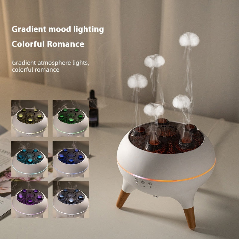 Jellyfish Ultrasonic Humidifier – Remote Aroma Diffuser