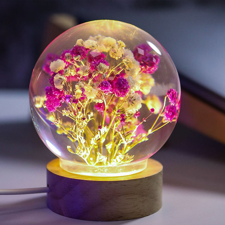Rose Starry Night Lamp