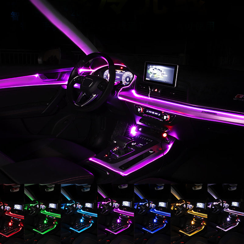 Car Fiber Optic Ambient Light – APP Rhythm Control