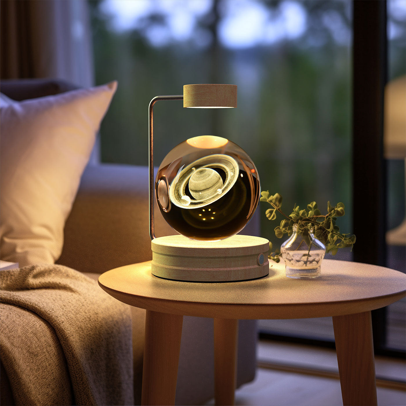 Crystal Ball Dinosaur Night Light – USB Powered
