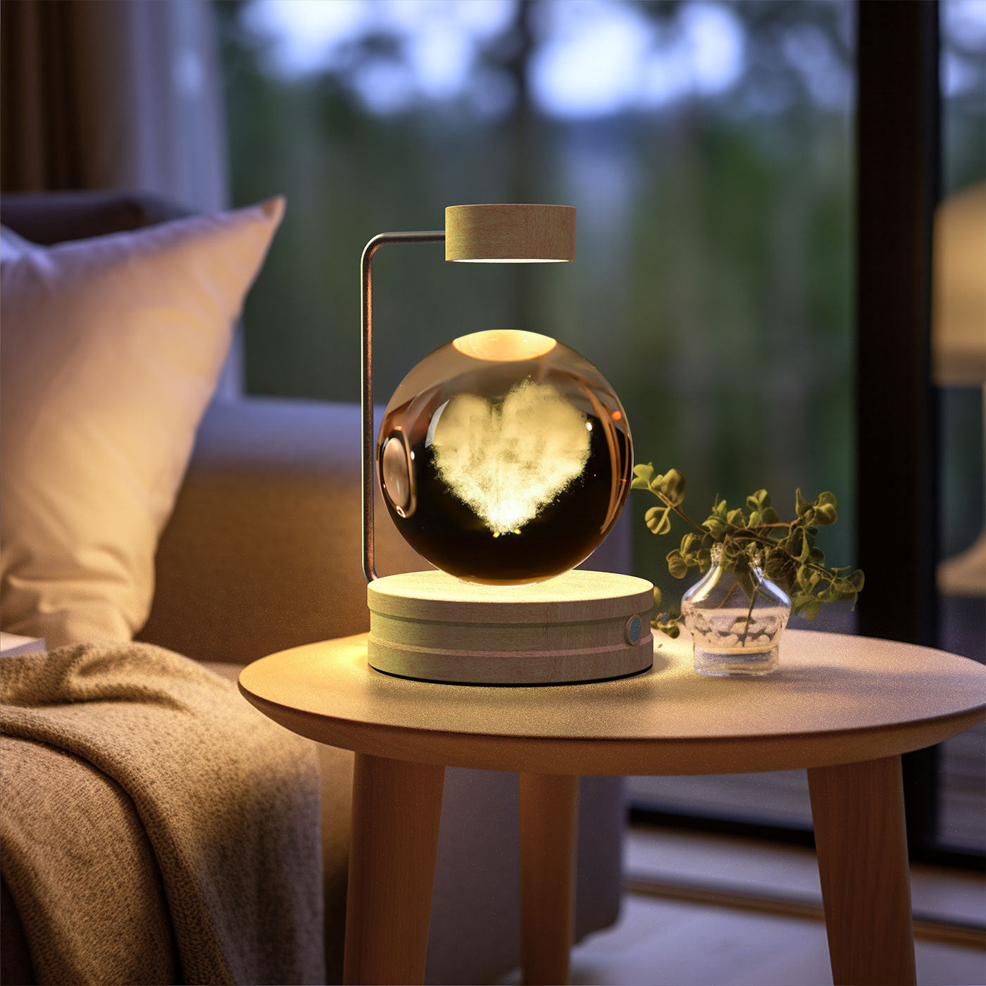 Crystal Ball Dinosaur Night Light – USB Powered