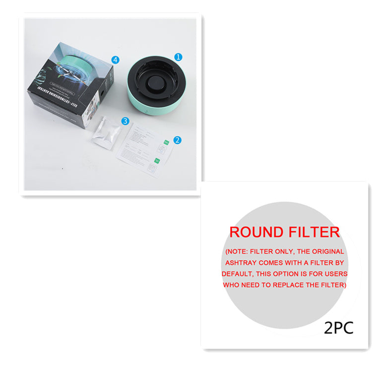 Smoke Removal Air Purification Ashtray – Automatic Anion Purifier
