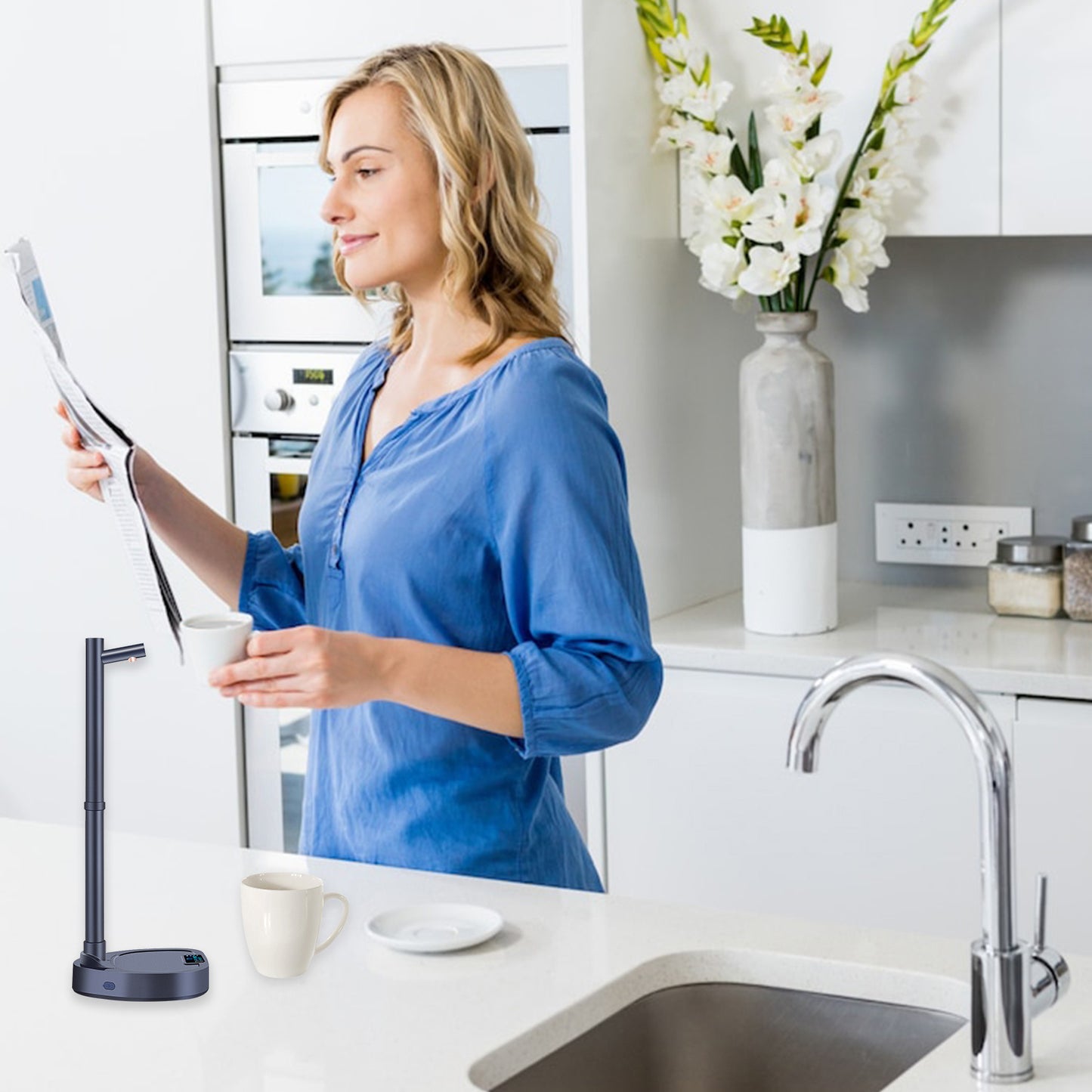 Automatic Rechargeable Water Dispenser with Stand – Desktop Bottle Pump