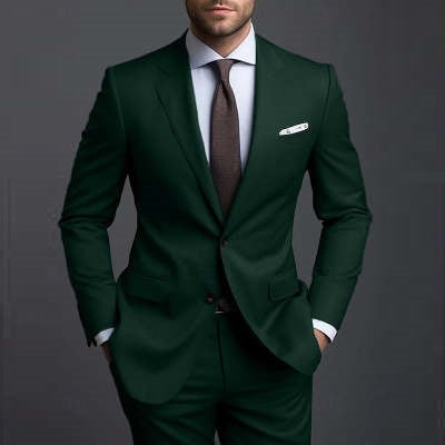 Men’s Formal Two-Piece Suit – Casual & Business Wear