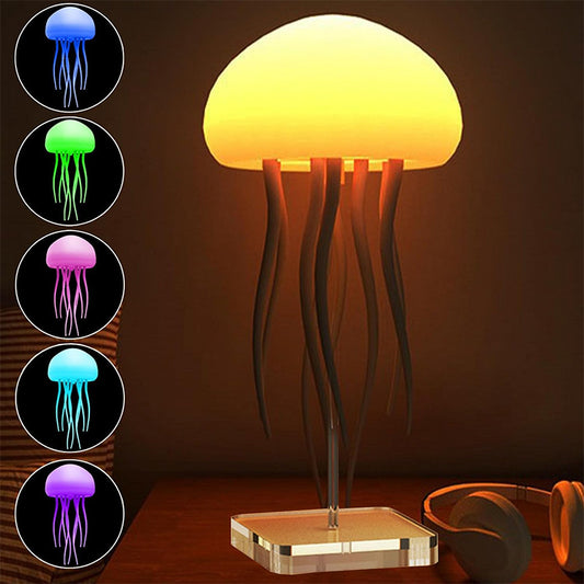 LED Jellyfish Mood Lamp – Portable Night Light