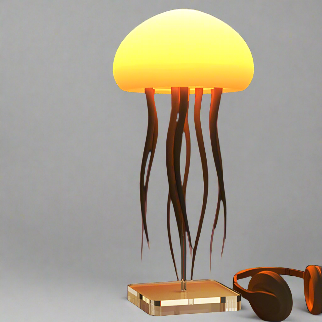 LED Jellyfish Mood Lamp – Portable Night Light