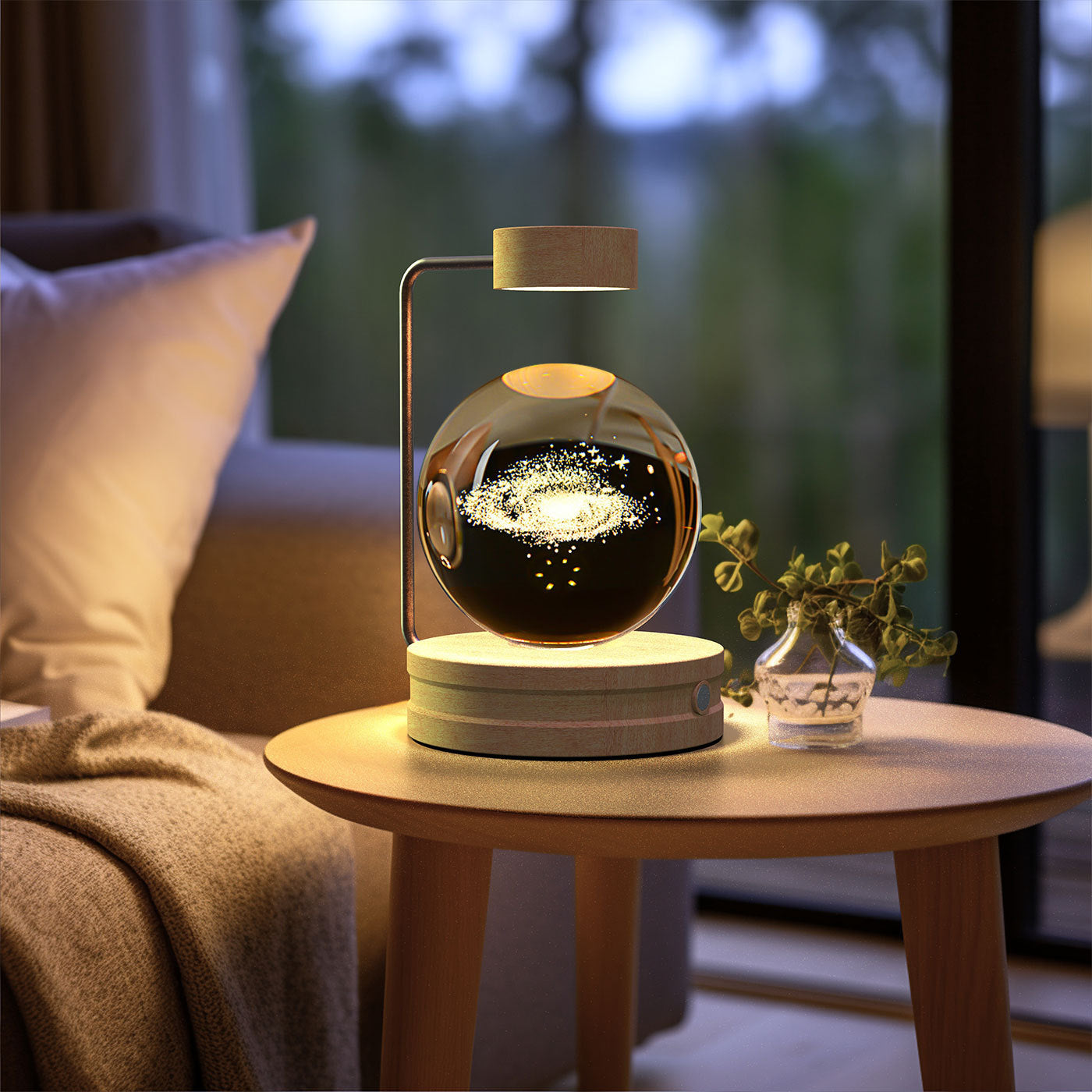 Crystal Ball Dinosaur Night Light – USB Powered