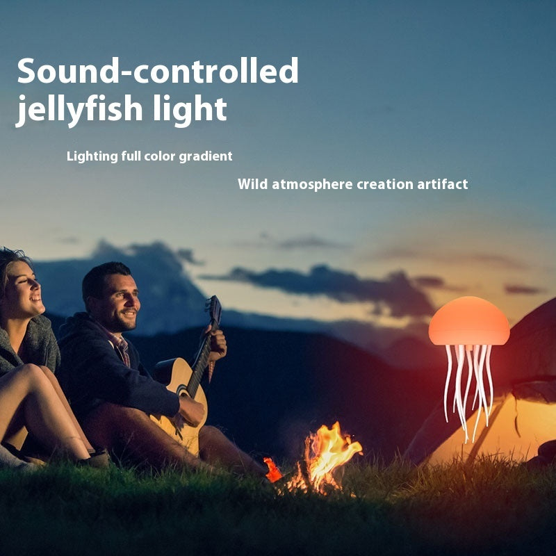 LED Jellyfish Mood Lamp – Portable Night Light