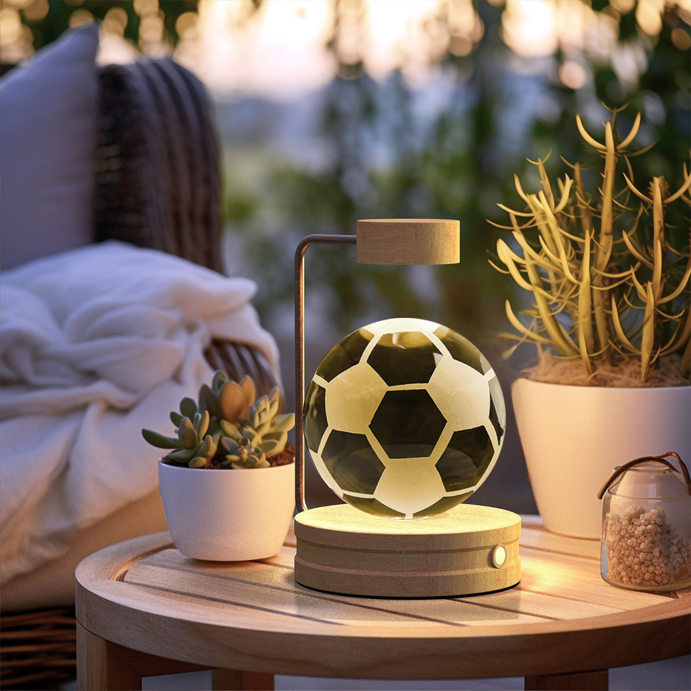 Crystal Ball Dinosaur Night Light – USB Powered