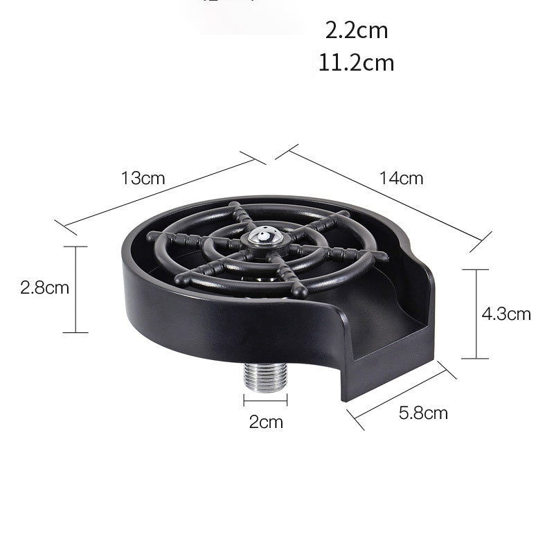 Bar Counter Cup Washer – High-Pressure Automatic Faucet Tool