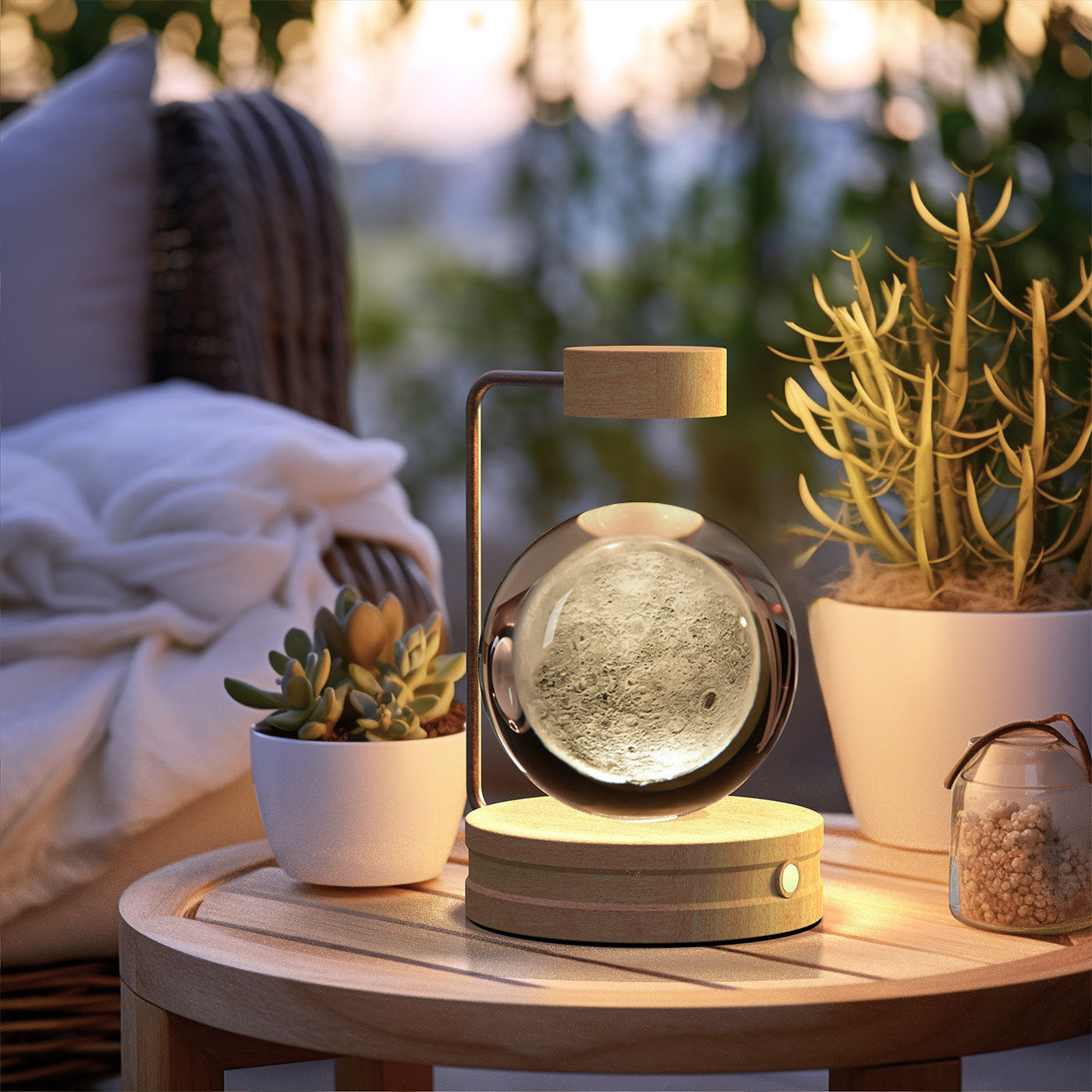Crystal Ball Dinosaur Night Light – USB Powered