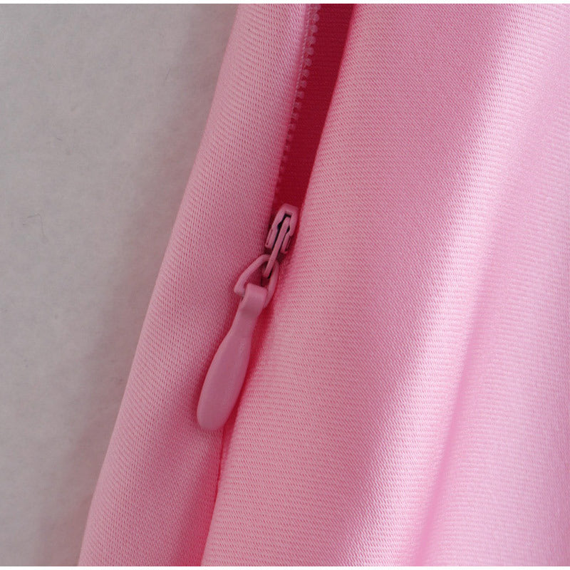 Elegant Satin Camisole Slip Dress