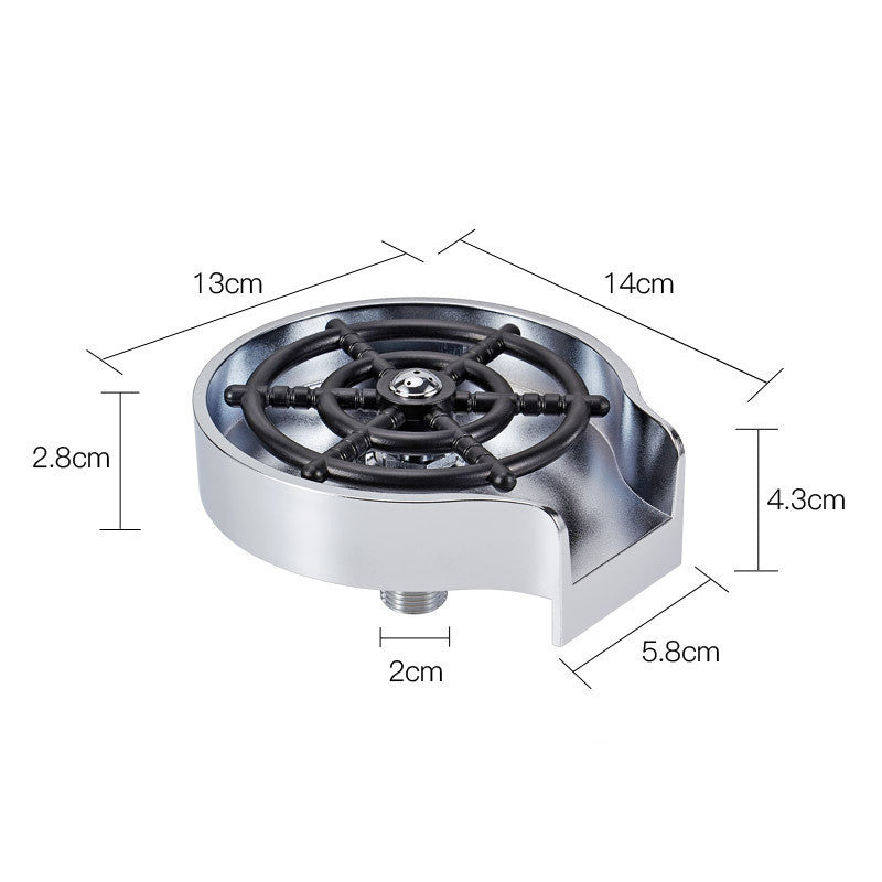 Bar Counter Cup Washer – High-Pressure Automatic Faucet Tool