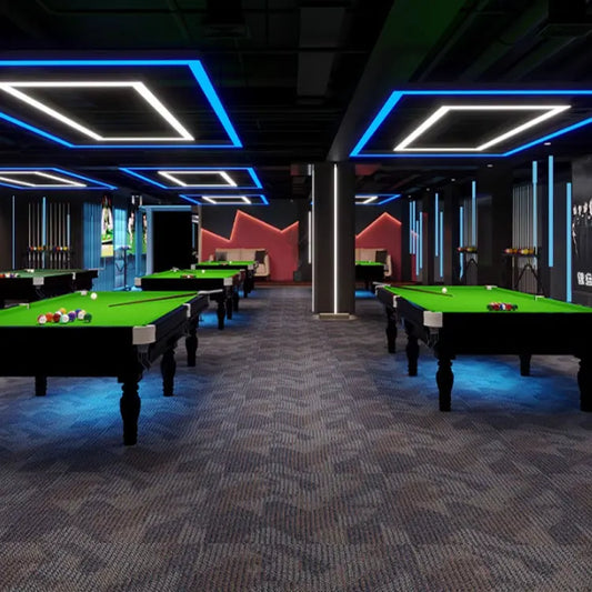 Customizable LED Billiard Pool Table Pendant Light – Rectangular Suspension Lamp