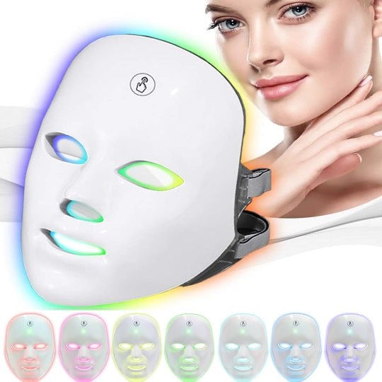 7-Color LED Facial & Neck Therapy Mask