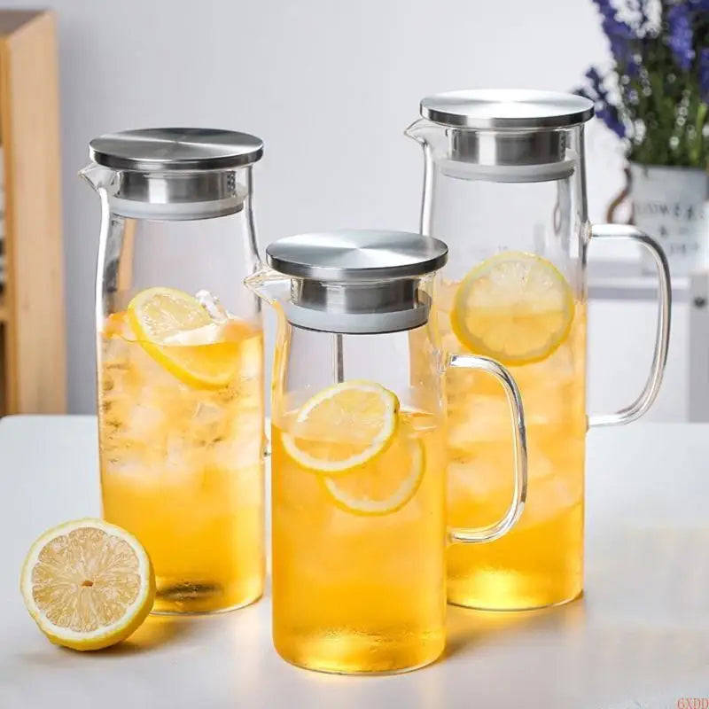 6XDD Borosilicate Glass Pitcher – Hot & Cold Beverages