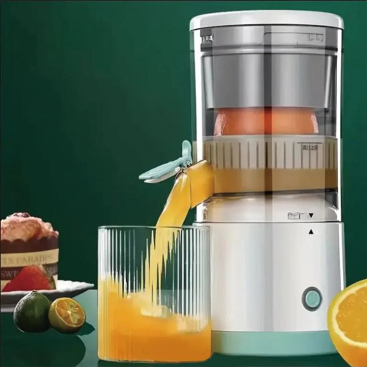 Portable USB Electric Citrus Juicer – High-Output Mini Fruit Squeezer