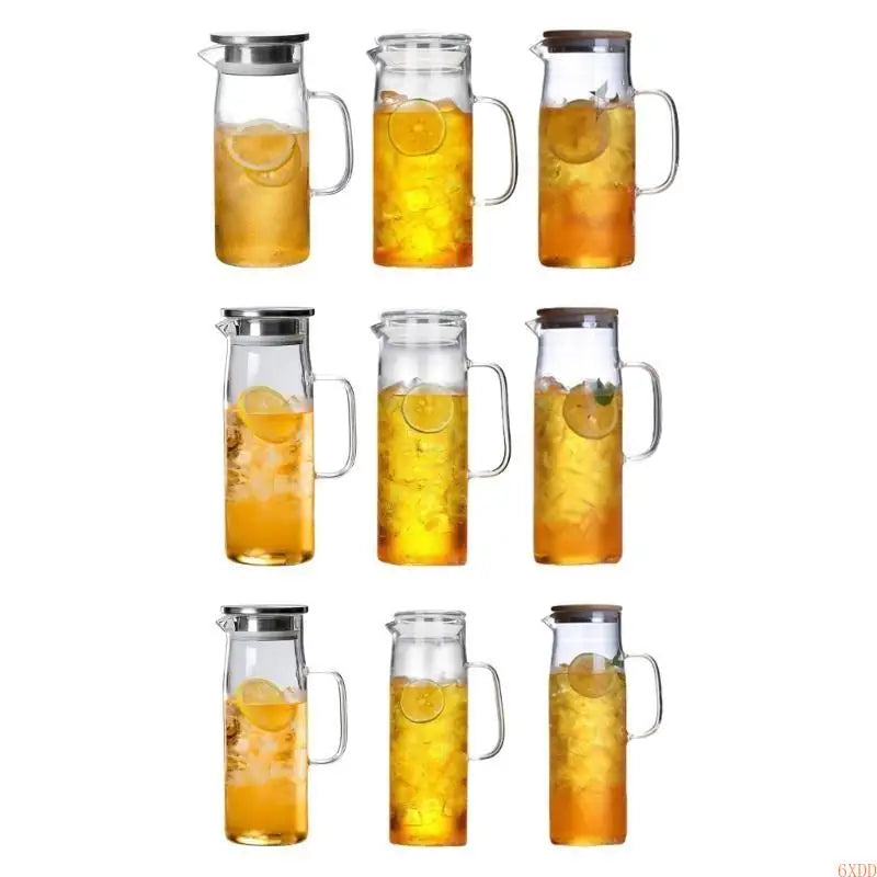 6XDD Borosilicate Glass Pitcher – Hot & Cold Beverages