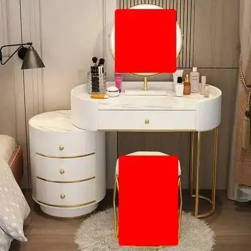 Nordic LED Makeup Dressing Table Set
