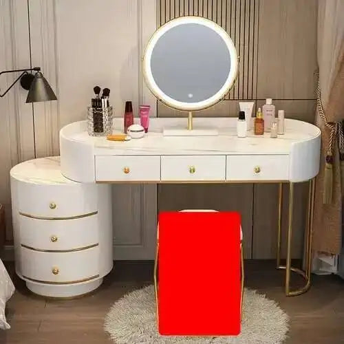 Nordic LED Makeup Dressing Table Set