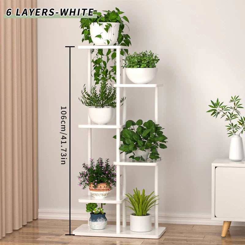 Wooden Multi-Layer Plant Stand