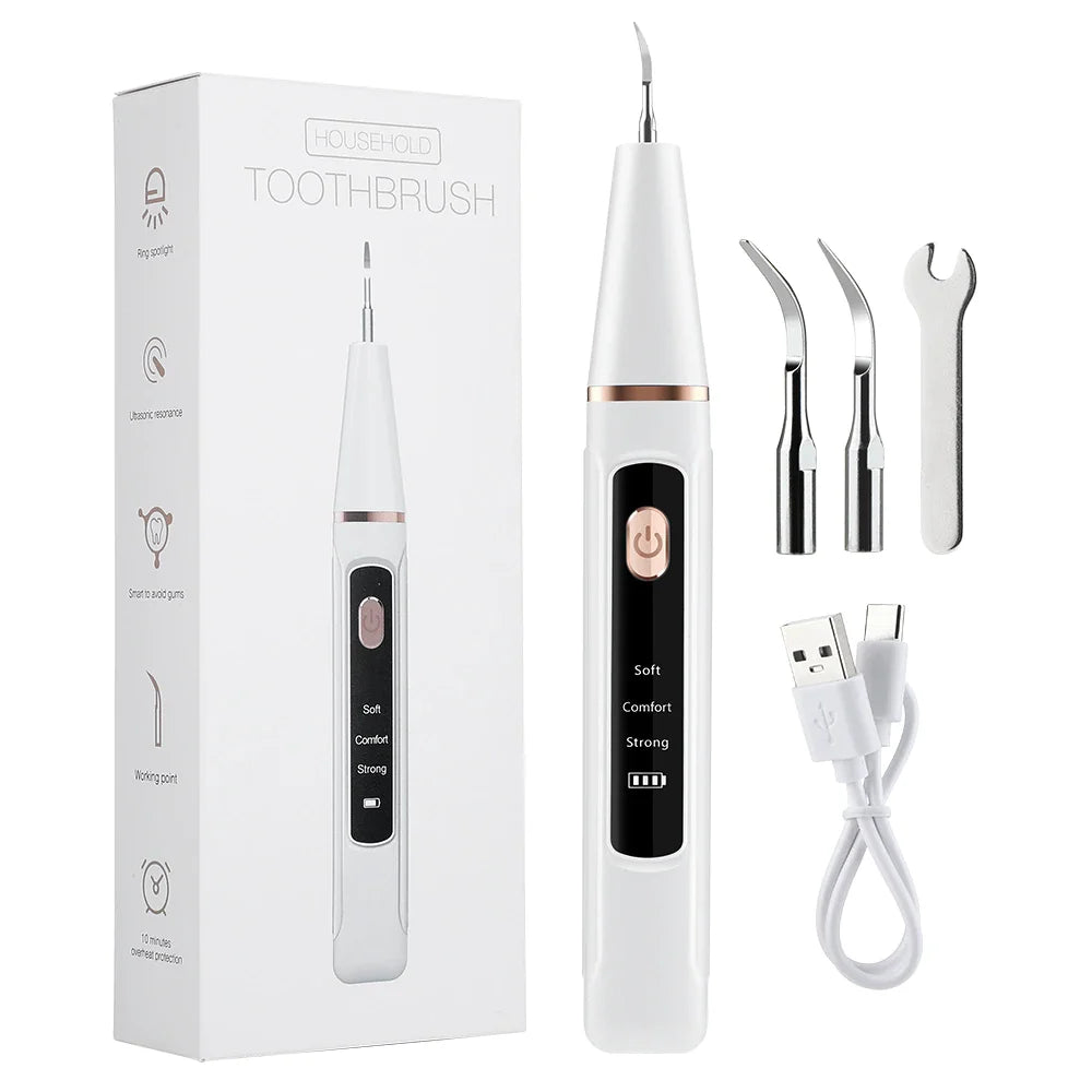 Electric Ultrasonic Dental Scaler – LED Teeth Cleaner & Tartar Remover