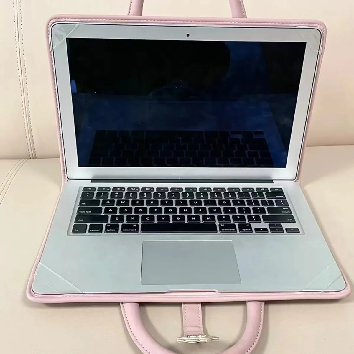 Pink Laptop Protective Handbag