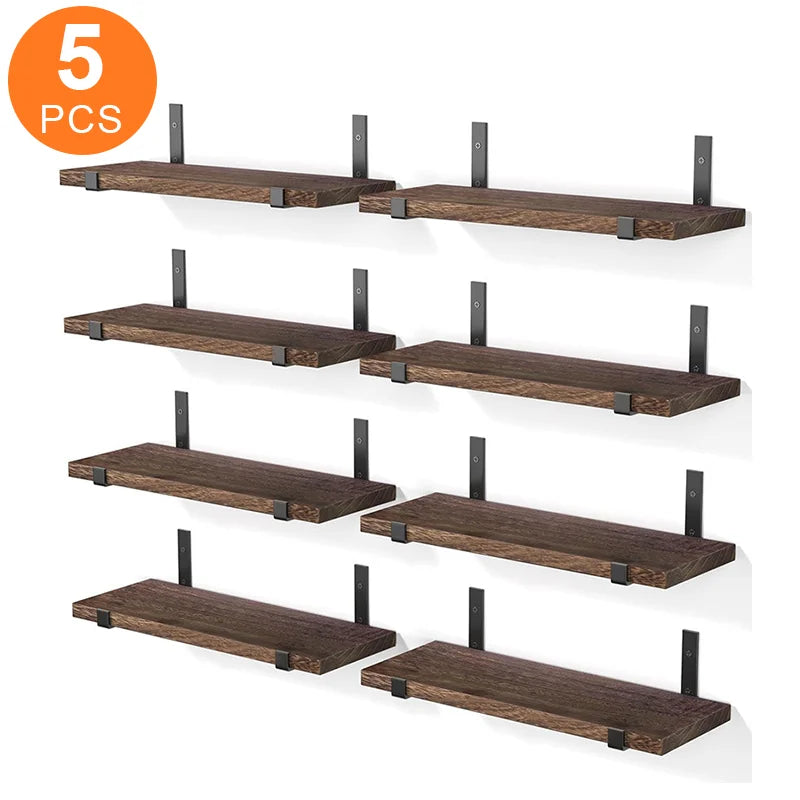5-Layer Floating Wall Shelf