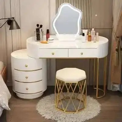 Nordic LED Makeup Dressing Table Set
