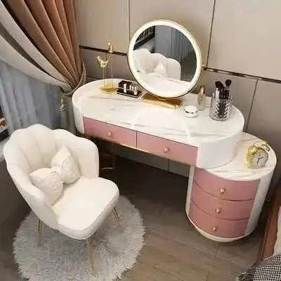 Nordic LED Makeup Dressing Table Set